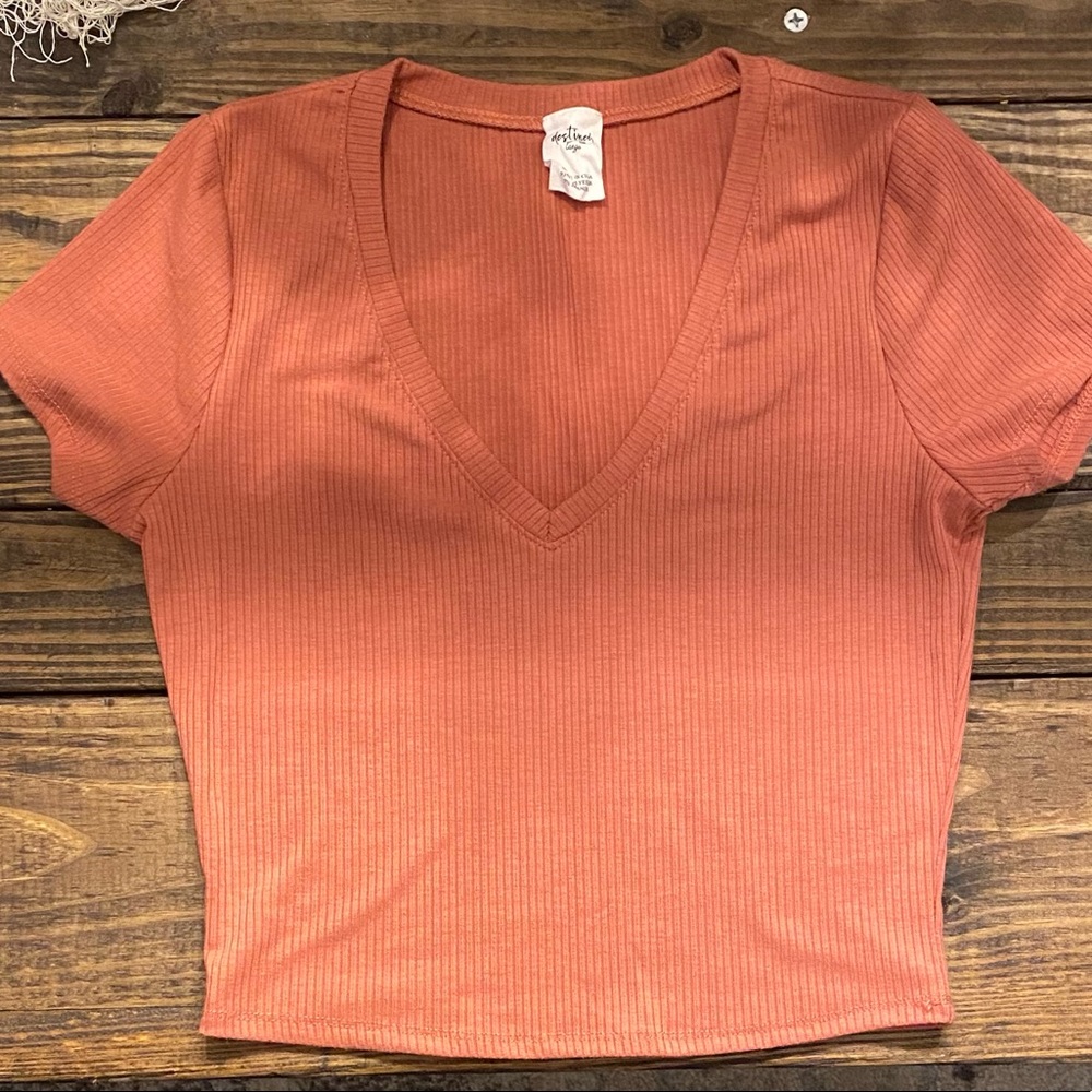 Ribbed crop top